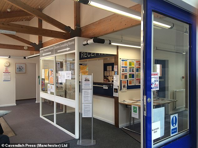 Newly qualified family doctor Dr Mahjabeen Asim, 45, has been suspended after she was caught 'speeding up' videos of her appointments with patients - because they took too long.  Pictured: Victoria Road Surgery in Worthing where she was working